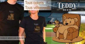 Teddy Beer (texte blanc)&nbsp;by&nbsp;poupou