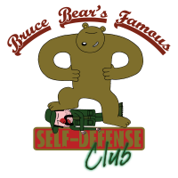 Bruce Bear's famous self-defense club by halfbob Bruce Bear's famous self-defense club