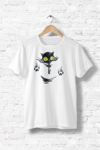 Tee Shirt Homme Ooh Pussy Chat Mignon Humour